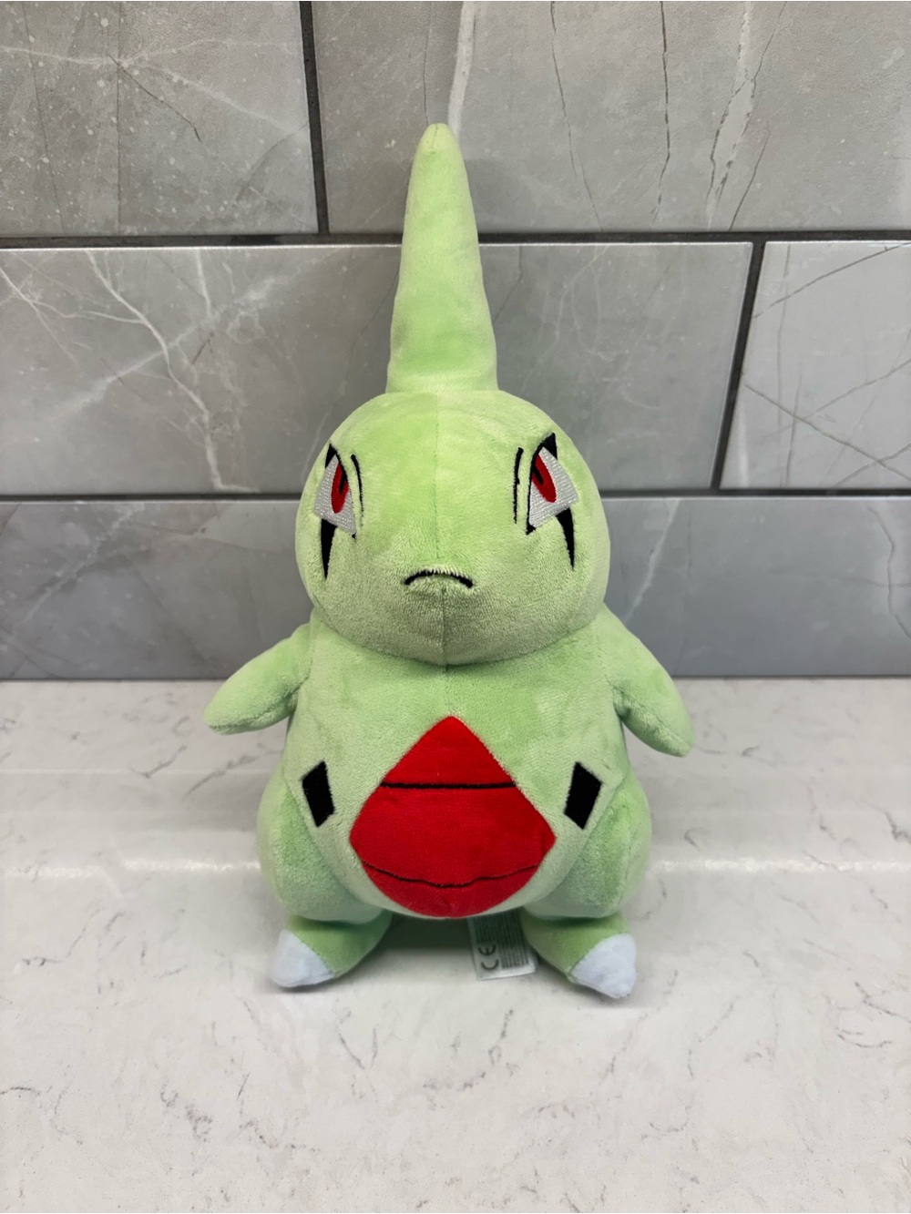 POKEMON Green Larvitar 11" Plush with Red Belly Wicked Cool Toys 2020